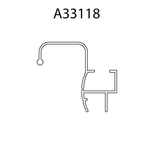 A33118 cross-section drawing