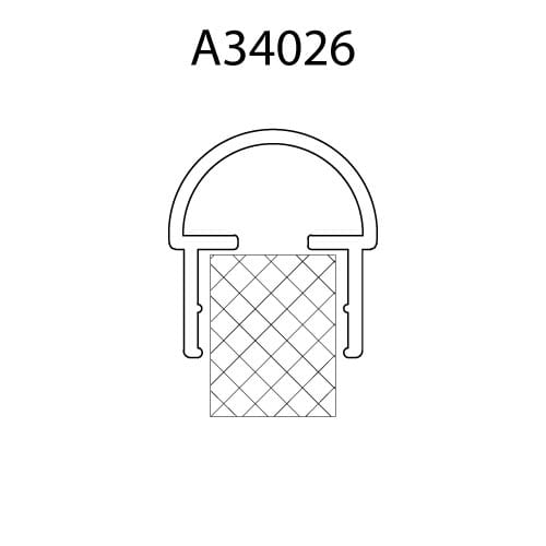 A34026 cross-section drawing