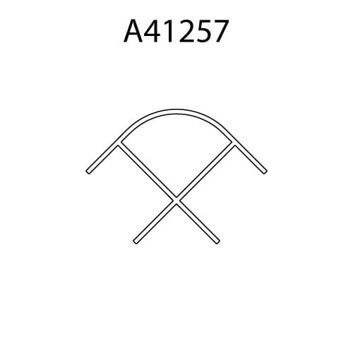 A41257 cross-section drawing