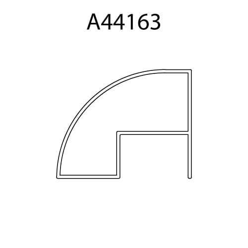 A44163 cross-section drawing