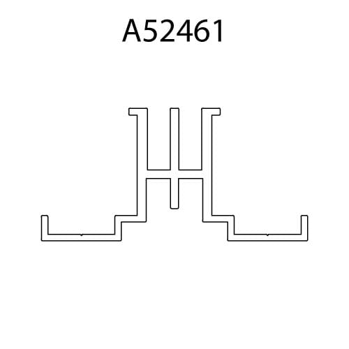 A52461 cross-section drawing