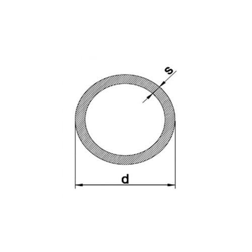 Tube Profile cross-section drawing
