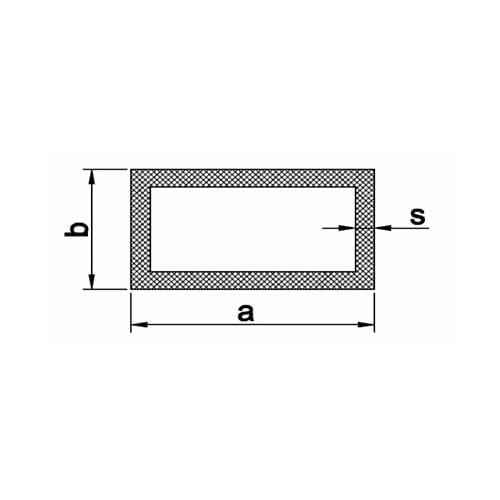 Box Profile cross-section drawing