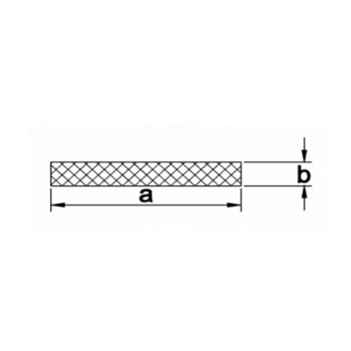 Flat Bar cross-section drawing